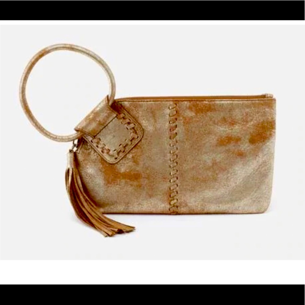 HOBO Sable Wristlet in Heavy Metal